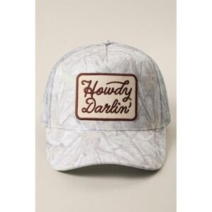 Embroidered Patch Trucker Cap HOWDY DARLIN'